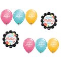 Loonballoon Mother's Day Theme Balloon Set, Standard Size Mother's Day Butterfly Dots Balloon LB-87764